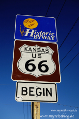 Route 66 Schild
